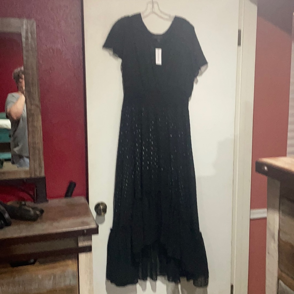 Lane Bryant women’s dress 18/20 Black sparkly